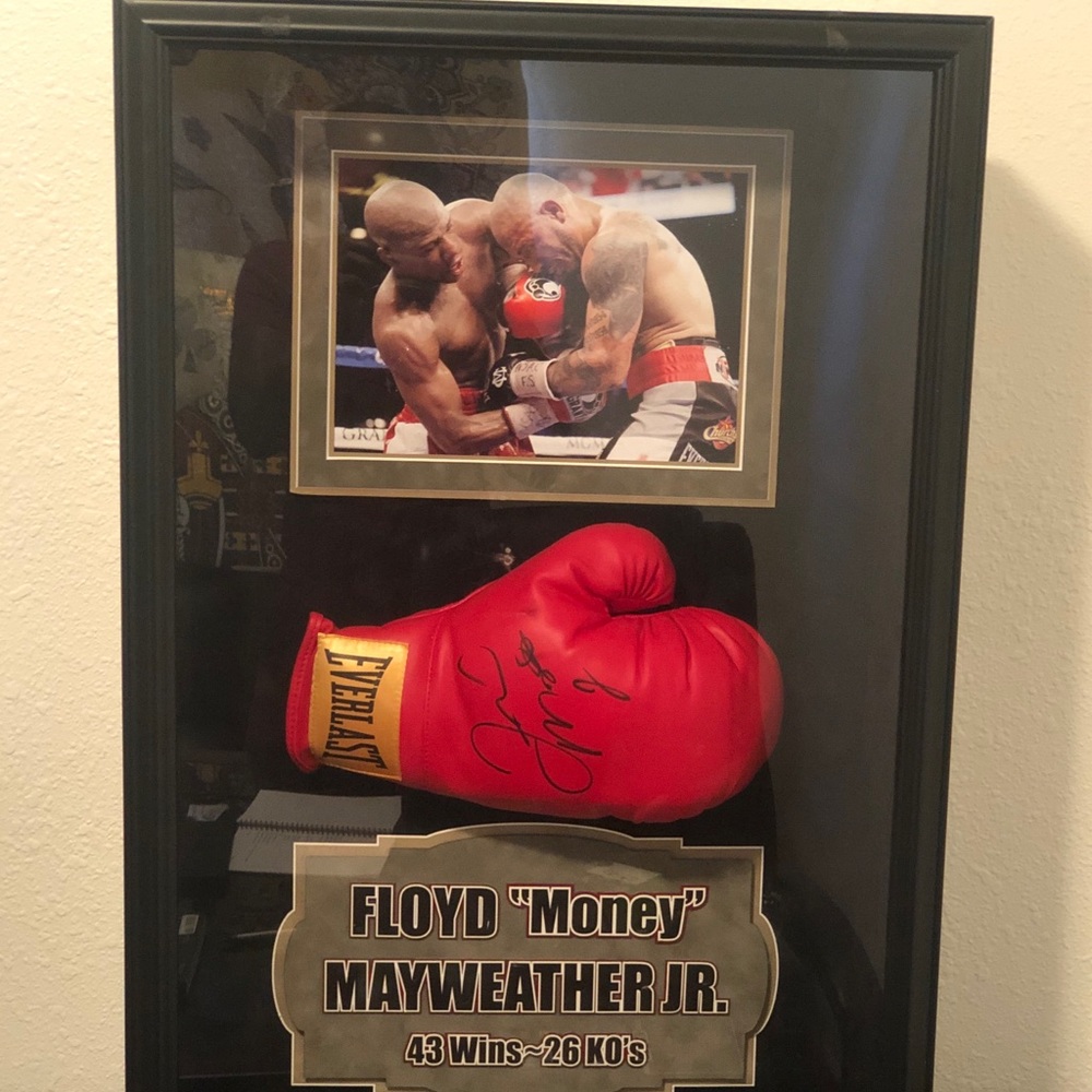 Floyd Mayweather Autographed Glove